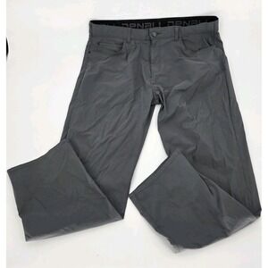 Denali Pants Men 38x30 Grey Stretch Nylon Stretch Spandex Hiking Water Repellent